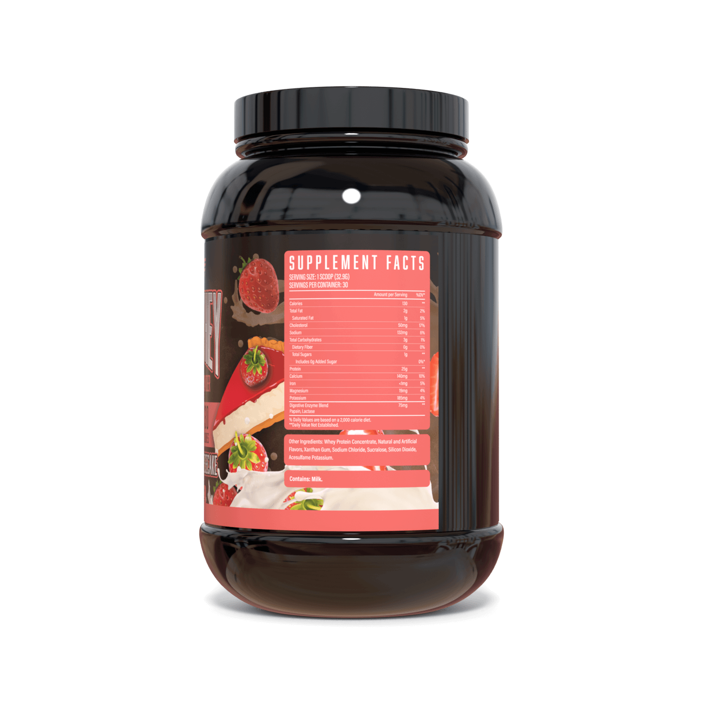 Huge Whey Strawberry Cheescake ingredients